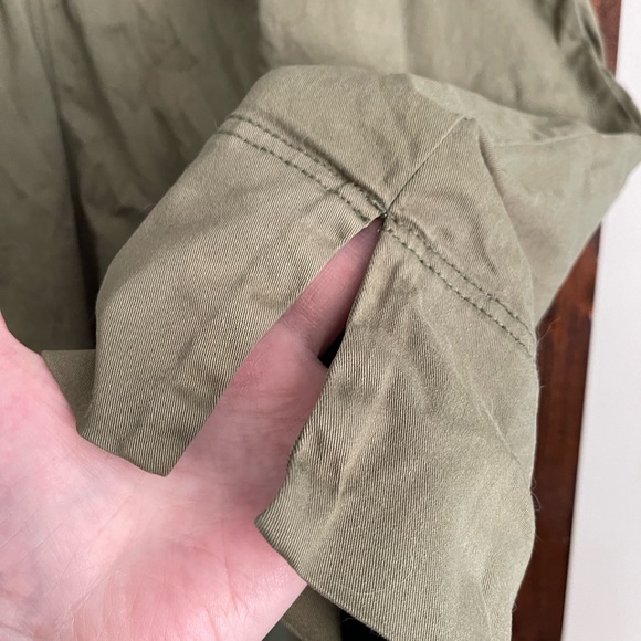 Maeve by Anthropologie Army green Oona utility dress size 16 - Picture 7 of 7